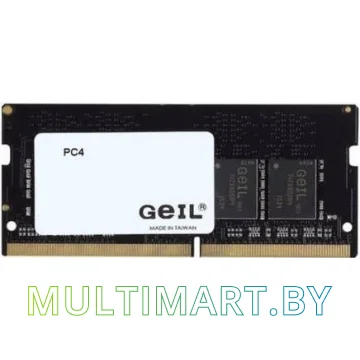 Оперативная память GeIL 4GB DDR4 SODIMM PC4-19200 (GS44GB2400C17S)